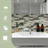 10 Sheet Thick Peel and Stick Kitchen Backsplash Tiles,3D Waterproof