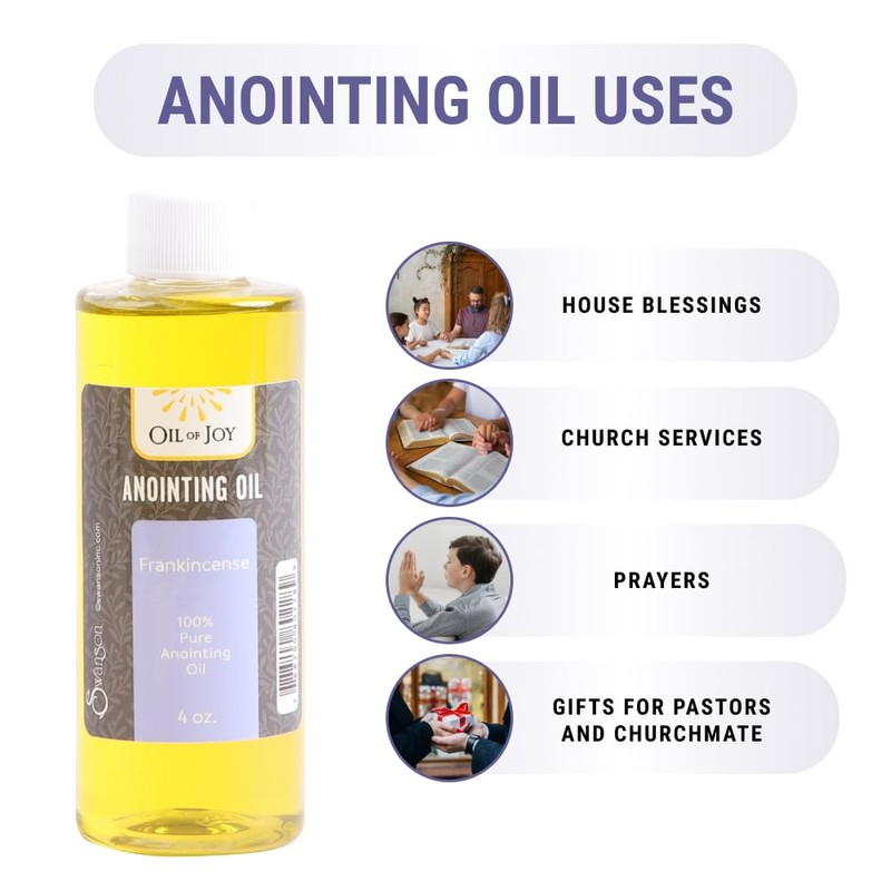 Swanson Christian Products Anointing Oil-Frankincense-4 Oz