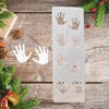 Father Christmas Small Boots Stencil,Small Footprints Decoration - Reusable Craft