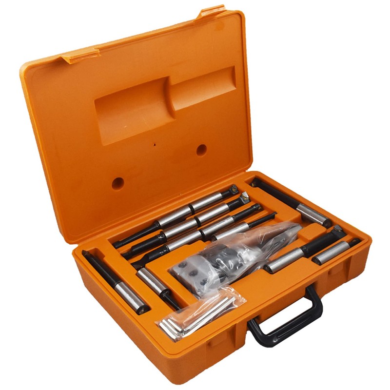 TINVHY 12-Pack Set 3 Boring Head R8 Shank 3/4 Carbide