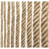 Natural Brown Jute Rope Hessian Braided Twisted Rustic Shabby Burlap