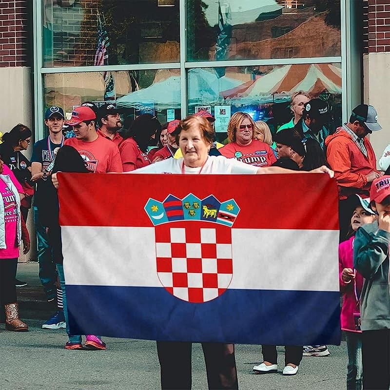 New Large Croatia Flag Pride Heavy Duty Outdoor 90cm x