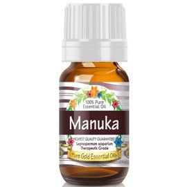 Pure Gold Essential Oils Pure Gold Essential Oils - Manuka Essential Oil - 0.33 Fluid Ounces - Therapeutic Grade Essential Oils