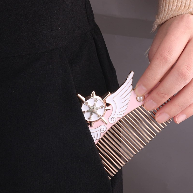 Sailor Moon Comb, Cute, Metal, Smooth Finish, For Beauty Salons,