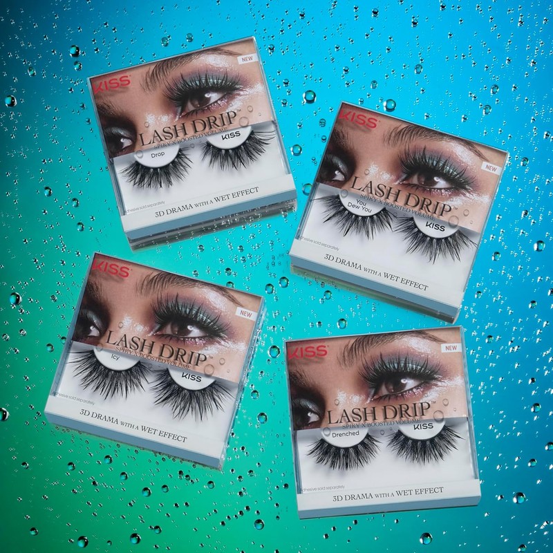 Kiss Lash Drip False Eyelashes Spikey / 키스 래쉬 드립