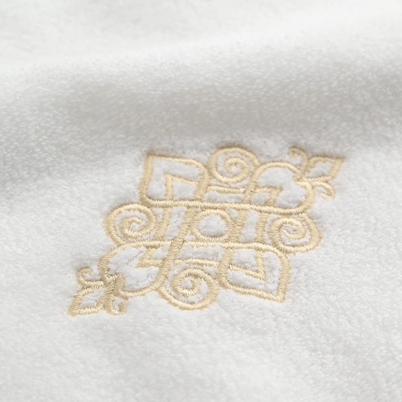 YiLUOMO Super Thick Luxury White Hand Towels Soft 100% Cotton