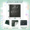 Black Kitchen Dishwasher Magnet Cover, 23x26 in Farmhouse Dishwasher Magnetic