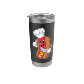 Hotdog Chef Knife Stainless Steel Insulated Tumbler