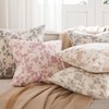 YZJZEDS 100% Cotton French Pastoral Throw Pillow Covers Set of