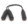 PIIHUSW 6.35 Guitar Cable Splitter, 6.35mm 1/4" Stereo Plug Female