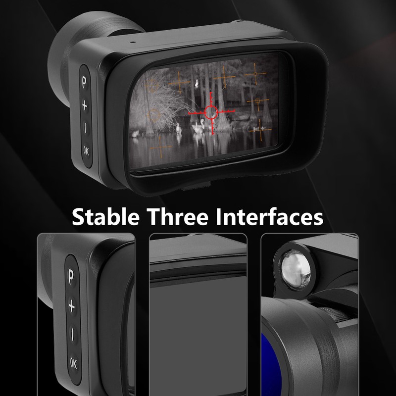 Infrared Night Vision Goggles 3in Display 800M Viewing Range 4K