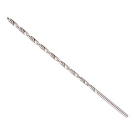 HSS Extra Long Shank Twist Drill Bit 200mm Straight Shank Auger Drill for Masonry and Concrete Drilling, High Speed Steel Spiral Drill for Lathes