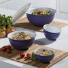 omada Design 3 x Antibacterial Bowls 1.5 Litre Plastic Shatterproof