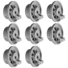8 Packs 165314 Dishwasher Lower Rack Wheel Replacement for Bosch & Kenmore Dishwasher, Part Number 420198 AP2802428 PS3439123