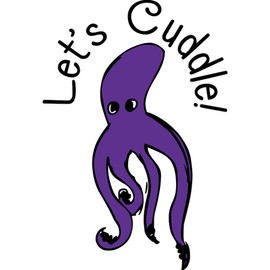 CafePress Let's Cuddle Memory Keepsake Jewelry Box, 5"x5"x3.75"