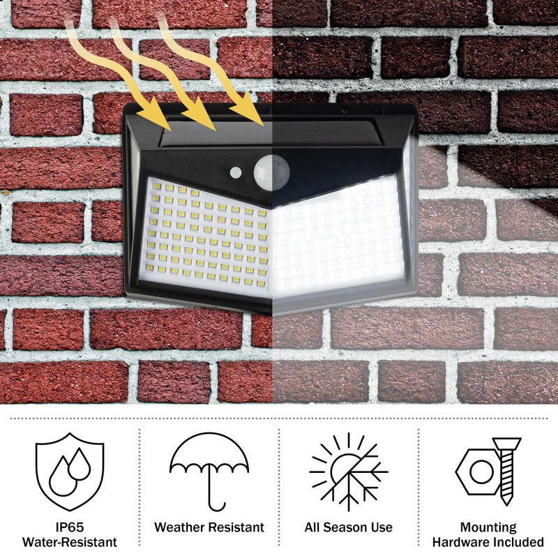 Pure Garden Outdoor Solar Lights 2-Pack