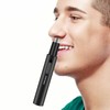 Electric Nose Hair Trimmer Aluminum Tube Body Arched Cutter Head