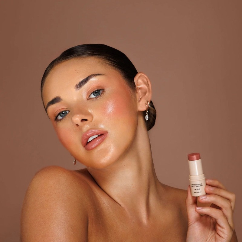 Avocado Zinc SPF50 Natural Lip & Cheek Tint - Nude