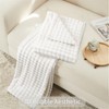 RUIKASI Fleece Throw Blanket for Sofa - White Single Fluffy