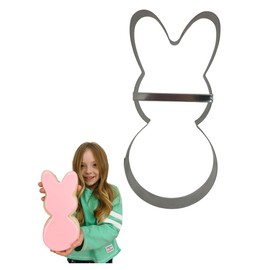 Extra Large Easter Bunny Cookie Cutter 8.5" Made in USA by CookieCutter.com