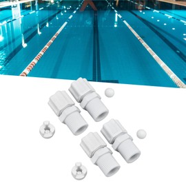 Check Valve Inlet Fitting Adapter Assembly Swimming Pool Cleaning Accessories Female Threaded for Hayward CL200 CL220 2Set