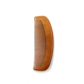 Wooden Fine-Tooth Comb Round Comb 4ea
