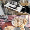 QWORK Stainless Steel Spaetzle Maker Set with Comfort Grip Handle