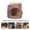 YARDWE Summer Squirrel Nest Ceramic Hamster Hideout Hamster House Chinchilla