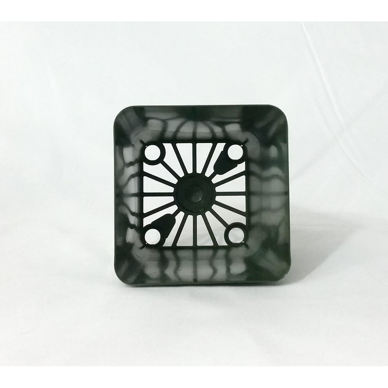 50-Pack, Water Dance Square Plastic Pots for Plants, 3.25 Inch.