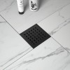US Market Direct Shipping Matte Black 4"x4" Stainless Steel Square