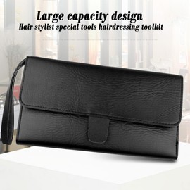SUIOPPYUW Hairdressing Tool Waist Bag Stylish Leather Storage for Hairdresser Professionals Hairdresser Tool Bag PU