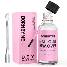 BORNBYME Nail Glue Remover Glue-off for Press on Nail Acrylic Fake Nails