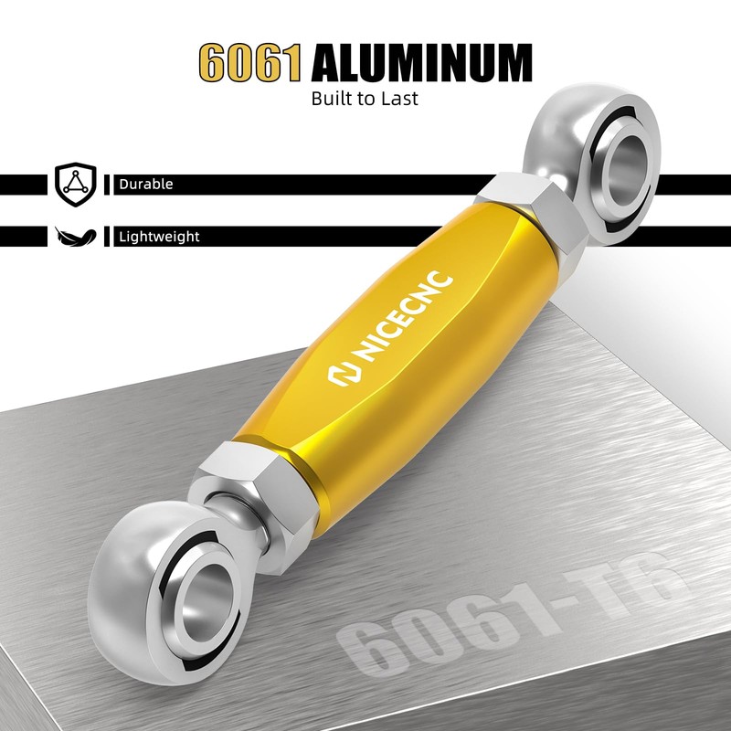 NICECNC Gold Front Engine Mount Stabilizer Link Aluminum Compatible with