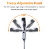 sourcing map Flex-Head Ratcheting Wrench 7mm 180° Rotating Head Metric