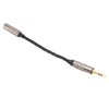3.5 Male to 2.5 Female Adapter Portable Silver Plated Copper