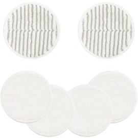 Unbranded 2124 Replacement Pads for Bisell Spinwave Spin Mop,2 Scrubby Pads + 4 Soft Pads
