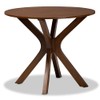 HomeStock Antique Accents Modern and Contemporary Round Dining Table, Wood