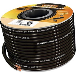 Hicon ERGONOMIC – 10 M Speaker Cable 2 x 2,5 mm²