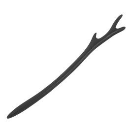 VICASKY Vintage Japanese Wooden Hair Stick Pin with Unique Dragon Horn Accent Elegant Retro Hair Accessory for Bun Updo for Weddings and Special Occasions