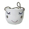 the Spring Shop Ceramic Face Hanging Small Planter Decor 4"