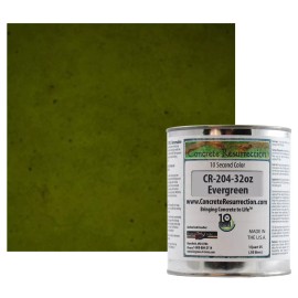 Concrete Resurrection Fast Drying Concrete Stain-Professional-Easy to Use 100-150sq ft Evergreen