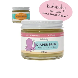 Diaper Balm by Balm Baby – Natural Diaper Rash Cream & Multipurpose Baby Skin Ointment with Organic Calendula, Vegan - Soothing, Healing, Moisturizing – Newborn Cradle Cap