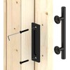 WOLFBIRD 30 cm Barn Door Handle, Sliding Door Pull Handle,