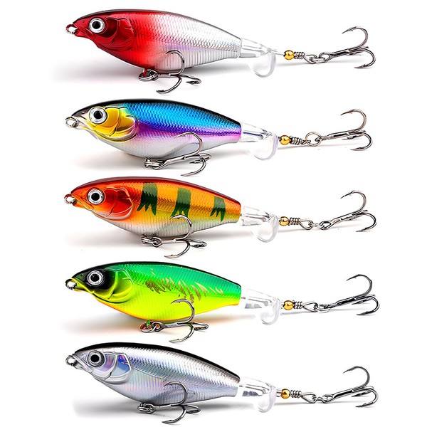 MTKZKAF Top Water Fishing Lures Whopper Popper Fishing Lure for