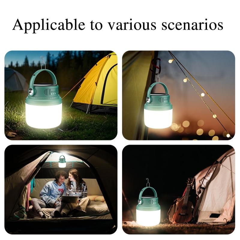 M.Y.Z. Wanderer Solar Rechargeable LED Camping Lantern, Portable Light with