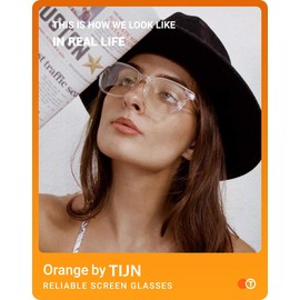 TIJN Sleep Glasses for 99.9% Blue Green Light Blocking Dual AR Coatings Red Lens for Computer Gaming Reduce Eyestrain