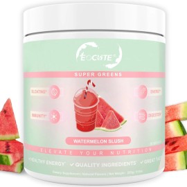 Eocute Nutrition Super Greens Powder - Swirl Digestive Health for Women Bloating Relief