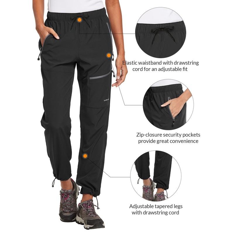 BALEAF Women's Hiking Pants Quick Dry Water Resistant Lightweight Joggers