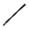SIE EQUESTRIAN Contoured Leather Chafeless Girth Black Brown 46" /48"