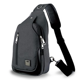 C two Q Men’s Crossbody Bag, Shoulder Bag, One-Shoulder Crossbody Bag, Large Capacity, Lightweight, Waterproof, Water-Resistant, Shoulder Bag, Popular for Work, Travel, Sports